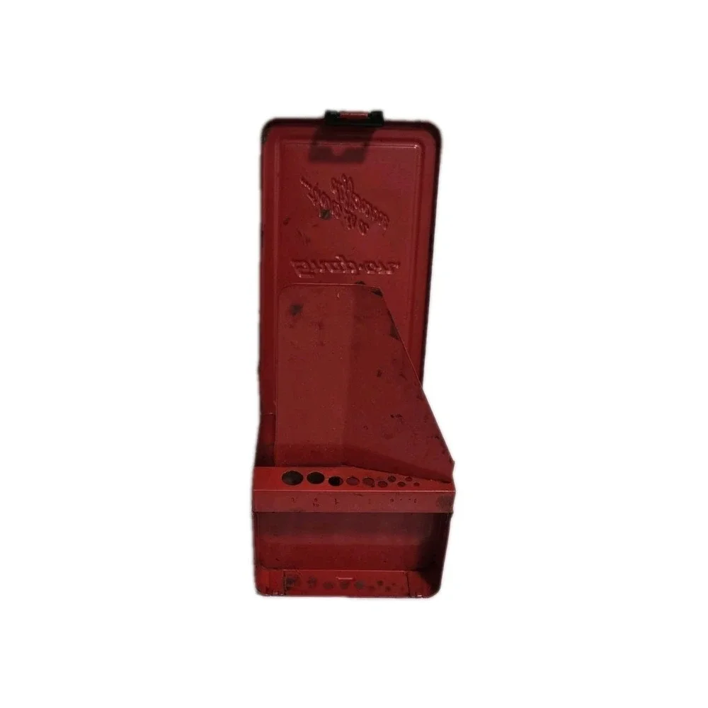 VTG Snap-on SAE Hex Key Allen‎ Wrench Set 3/8–7/64 USA Red Metal Case Missing 1